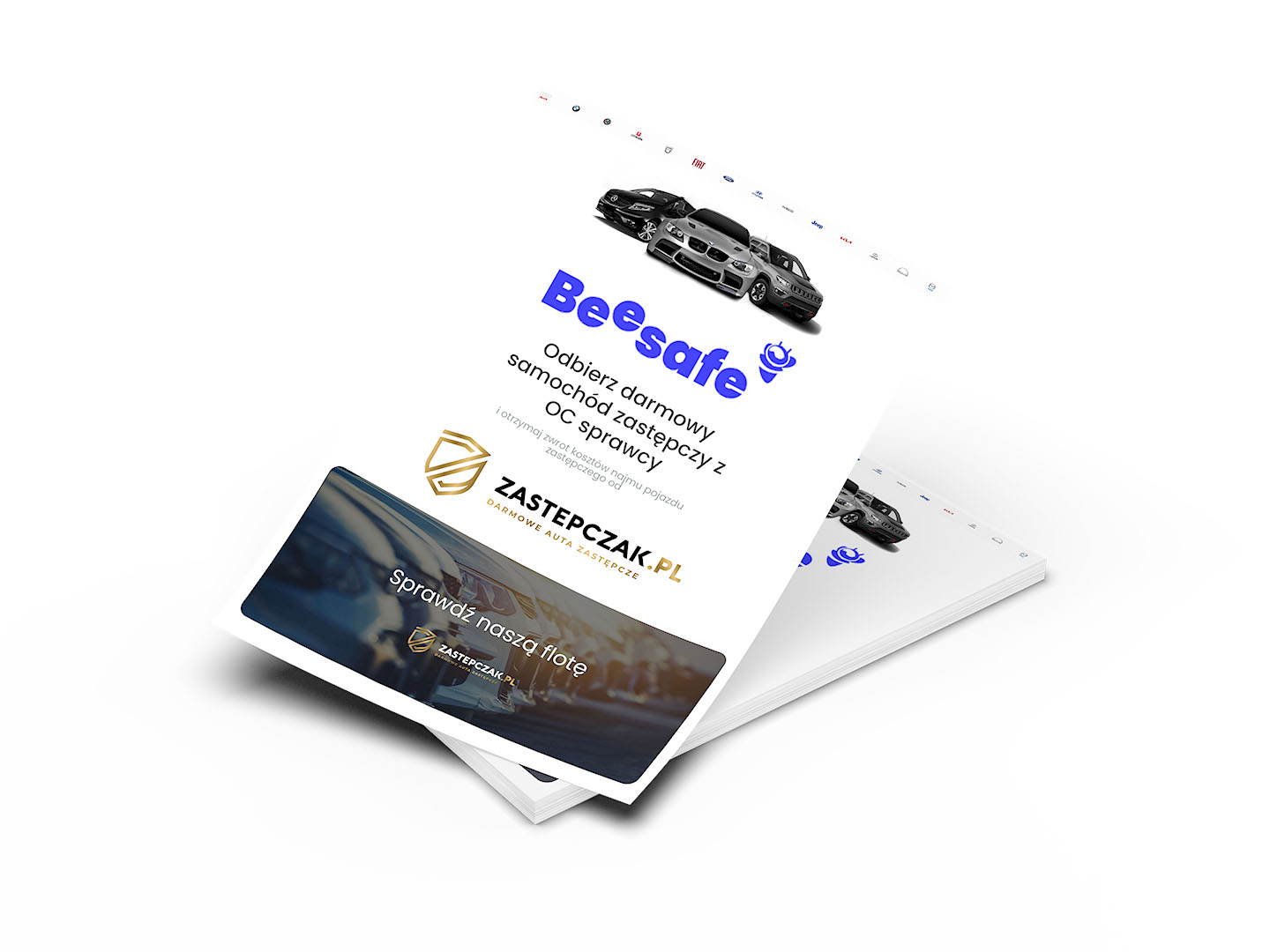 Wynajmij Darmowe Auto Zastępcze z OC sprawcy Beesafe