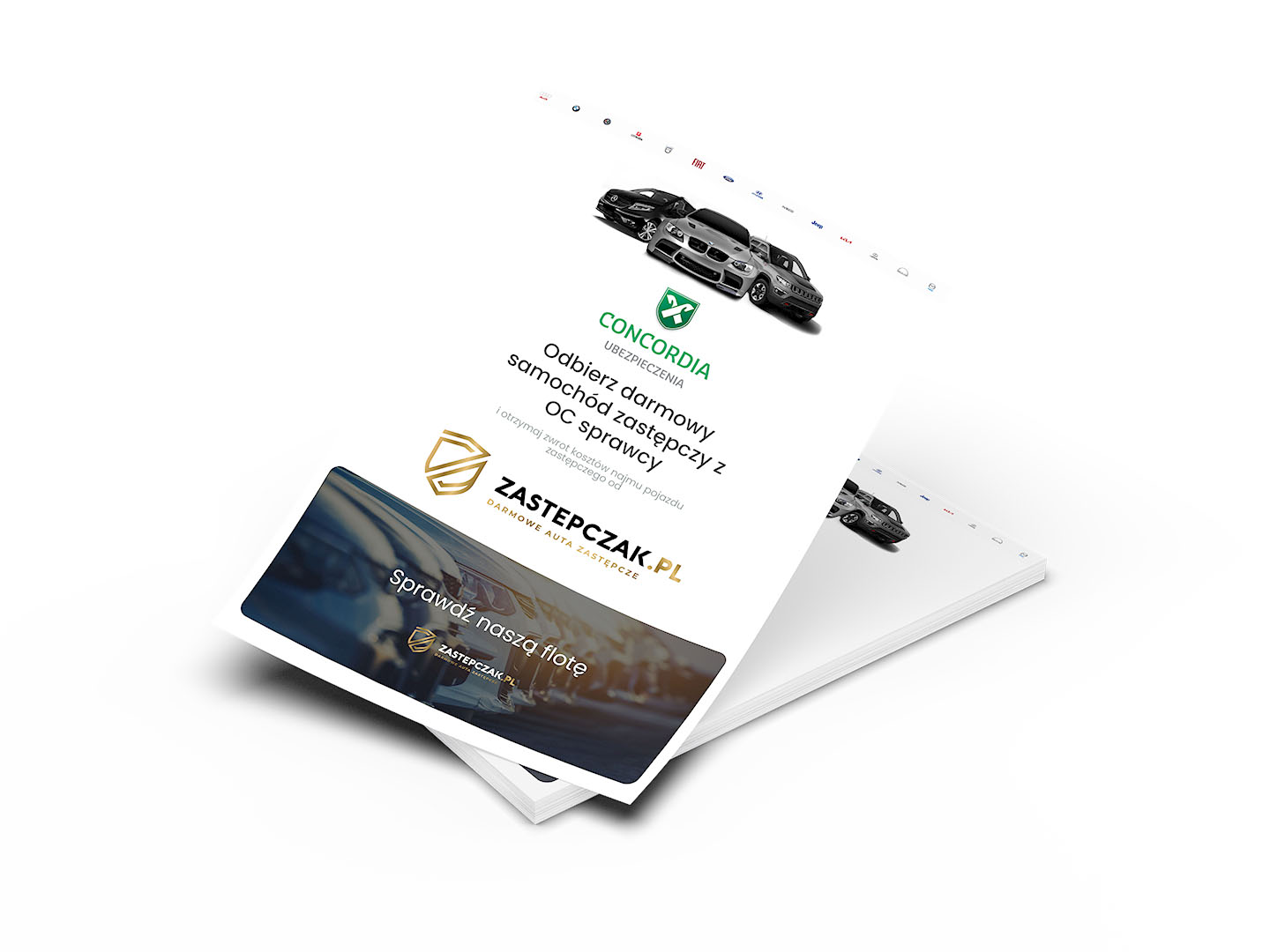 Wynajmij Darmowe Auto Zastępcze z OC sprawcy Concordia Ubezpieczenia