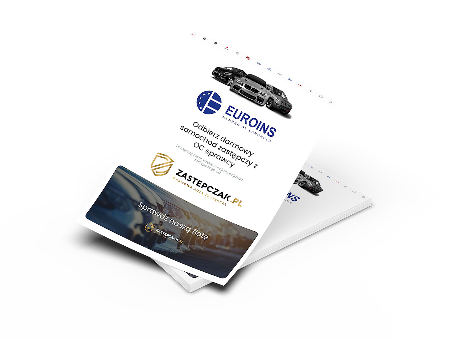 Wynajmij Darmowe Auto Zastępcze z OC sprawcy Euroins Member of Eurohold