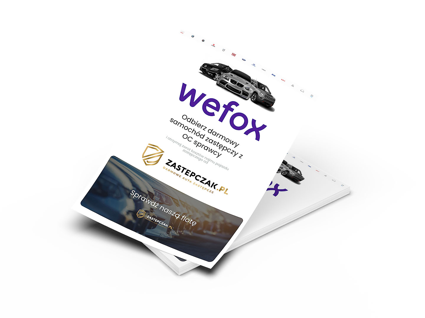 Wynajmij Darmowe Auto Zastępcze z OC sprawcy Wefox